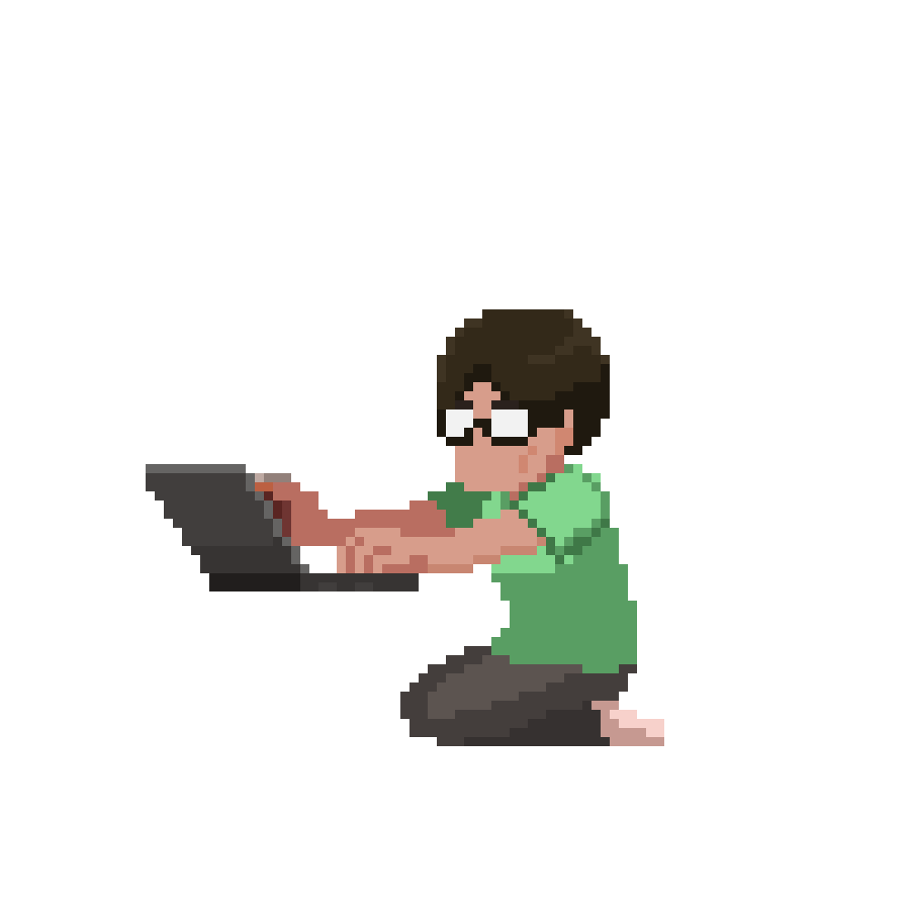 Pixel art portrait of POND